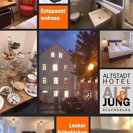 Altstadthotel Alt & Jung Регенсбург Екстериор снимка